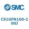 CS1GFN160-200J 標準形エアシリンダ(角形カバー) CS1GF SMC 54002767