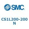 CS1L200-200N 標準形エアシリンダ(角形カバー) CS1L2 SMC 54004745