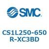 CS1L250-650R-XC3BD 標準形エアシリンダ(角形カバー) CS1L2 SMC 54005025