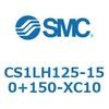 CS1LH125-150+150-XC10 標準形エアシリンダ(角形カバー) CS1LH SMC 54005524