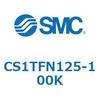 CS1TFN125-100K 標準形エアシリンダ(角形カバー) CS1TF SMC 54009015