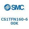 CS1TFN160-600K 標準形エアシリンダ(角形カバー) CS1TF SMC 54009295
