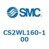 CS2WL160-100 標準形エアシリンダ(角形カバー)CS2WL SMC 54039212