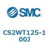 CS2WT125-100J 標準形エアシリンダ(角形カバー)CS2WT SMC 54039255