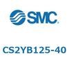 CS2YB125-40 標準形エアシリンダ(角形カバー)CS2YB SMC 54039483
