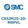 CXSJM25-20-M9PVL デュアルロッドシリンダ CXSJM25 SMC 54075314
