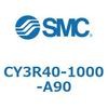 マグネット式ロッドレスシリンダ/ダイレクトマウントタイプ CY3R4 SMC