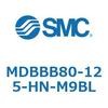 MDBBB80-125-HN-M9BL 標準形エアシリンダ(角形カバー)エンドロック形 MDBBB8 SMC 54754061