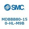 MDBBB80-150-HL-M9B 標準形エアシリンダ(角形カバー)エンドロック形 MDBBB8 SMC 54754086