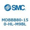 MDBBB80-150-HL-M9BL 標準形エアシリンダ(角形カバー)エンドロック形 MDBBB8 SMC 54754095