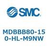 MDBBB80-150-HL-M9NW 標準形エアシリンダ(角形カバー)エンドロック形 MDBBB8 SMC 54754104