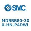 MDBBB80-300-HN-P4DWL 標準形エアシリンダ(角形カバー)エンドロック形 MDBBB8 SMC 54754201