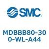 MDBBB80-300-WL-A44 標準形エアシリンダ(角形カバー)エンドロック形 MDBBB8 SMC 54754235