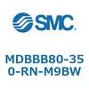 MDBBB80-350-RN-M9BW 標準形エアシリンダ(角形カバー)エンドロック形 MDBBB8 SMC 54754262