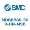 MDBBB80-500-HN-M9B 標準形エアシリンダ(角形カバー)エンドロック形 MDBBB8 SMC 54754384