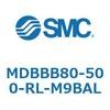 MDBBB80-500-RL-M9BAL 標準形エアシリンダ(角形カバー)エンドロック形 MDBBB8 SMC 54754402