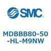 MDBBB80-50-HL-M9NW 標準形エアシリンダ(角形カバー)エンドロック形 MDBBB8 SMC 54754436