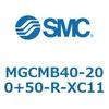 MGCMB40-200+50-R-XC11 ガイド付シリンダ/コンパクトタイプ MGCMB4 SMC 54959974