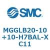 MGGLB20-10+10-H7BAL-XC11 ガイド付シリンダ MGGLB20 SMC 54967254
