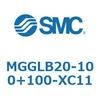 MGGLB20-100+100-XC11 ガイド付シリンダ MGGLB20 SMC 54967263
