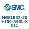 MGGLB32-50+150-A93L-XC11 ガイド付シリンダ MGGLB3 SMC 54976713