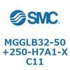 MGGLB32-50+250-H7A1-XC11 ガイド付シリンダ MGGLB3 SMC 54976887