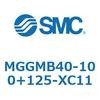 MGGMB40-100+125-XC11 ガイド付シリンダ MGGMB4 SMC 55001764