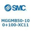 MGGMB50-100+100-XC11 ガイド付シリンダ MGGMB5 SMC 55006113