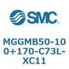 MGGMB50-100+170-C73L-XC11 ガイド付シリンダ MGGMB5 SMC 55006131
