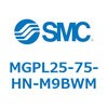 MGPL25-75-HN-M9BWM ガイド付薄形シリンダ MGPL25-7 SMC 55058403