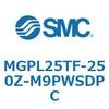 MGPL25TF-250Z-M9PWSDPC ガイド付薄形シリンダ MGPL25T SMC 55059085