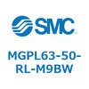MGPL63-50-RL-M9BW ガイド付薄形シリンダ MGPL63-5 SMC 55089307