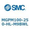 MGPM100-250-HL-M9BWL �K�C�h�t���`�V�����_ MGPM10 SMC 55095826