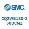 CQ2WB180-250DCMZ CQ2W-Z/CDQ2W-Z - 大口径薄形シリンダ/複動・両ロッド(CQ2WB180) SMC 55112864