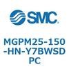 MGPM25-150-HN-Y7BWSDPC ガイド付薄形シリンダ MGPM25-15 SMC 55130975
