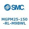 MGPM25-150-RL-M9BWL ガイド付薄形シリンダ MGPM25-15 SMC 55131386
