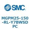 MGPM25-150-RL-Y7BWSDPC ガイド付薄形シリンダ MGPM25-15 SMC 55131404