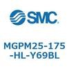 MGPM25-175-HL-Y69BL ガイド付薄形シリンダ MGPM25-17 SMC 55132323