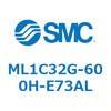 ML1C32G-600H-E73AL ブレーキ付メカジョイント式 ハイロッドレスシリンダ ML1C3 SMC 55351572