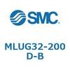 ロック付プレートシリンダ  MLUG3 SMC