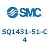 SQ1431-51-C4 5ポートソレノイドバルブ SQ143 SMC 56457143