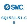SQ1531-51-C6 5ポートソレノイドバルブ SQ153 SMC 56457755