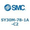 単独SUP.，EXHブロックアッセンブリ(ワンタッチ管継手エルボタイプ) SMC