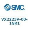 VX2223V-00-1GR1 直動形2ポートソレノイドバルブ VX2223 SMC 57455824
