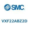 VXF22ABZ2D 集塵機用2ポートソレノイドバルブ VXF22 SMC 57593112
