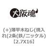 (+)薄平木ねじ(焼入れ(2条(鉄/ニッケル) 大阪魂