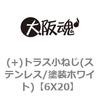6X20 (+)トラス小ねじ(ステンレス/塗装ホワイト) 大阪魂 69132044
