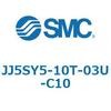 JJ5SY5-10T-BASE - プラグイン/コネクタ接続ベース:スプリング式端子台ボックス SMC