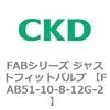 FAB51-10-8-12G-2 FAB�V���[�Y �W���X�g�t�B�b�g�o���u (���k��C�p������2�|�[�g�� �}�j�z�[���h) CKD 82699531