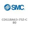 CDG1BA63-75Z-C80 CG1-Z/CDG1-Z - エアシリンダ/標準形：複動・片ロッド(CDG1BA63-75Z) SMC 09900757